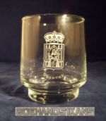 glas met afbeelding provincie wapen drenthe